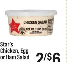 Star's Chicken, Egg or Ham Salad at Lowes Foods