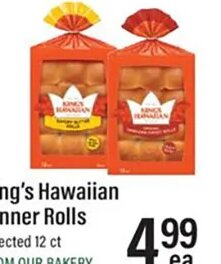 King's Hawaiian Dinner Rolls
