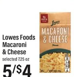 Lowes Foods Macaroni & Cheese at Lowes Foods