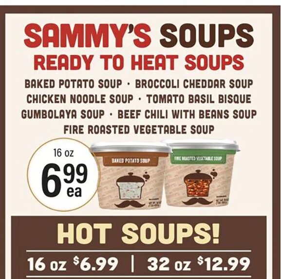 Sammy's Soups at Lowes Foods