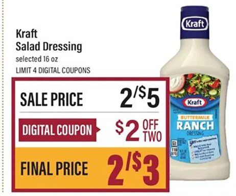 Kraft Salad Dressing at Lowes Foods
