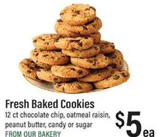 Fresh Baked Cookies at Lowes Foods