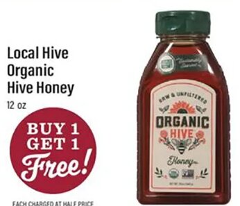 Local Hive Organic Hive Honey