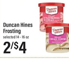 Duncan Hines Frosting