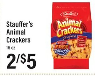 Stauffer's Animal Crackers at Lowes Foods