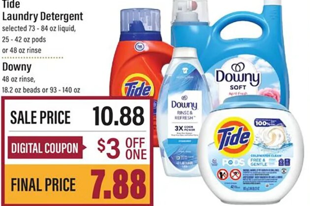 Tide Laundry Detergent at Lowes Foods