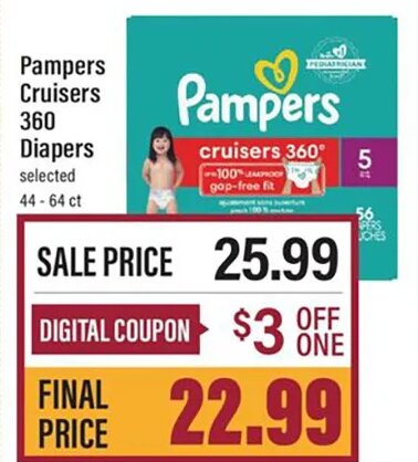 Pampers Cruisers 360 Diapers at Lowes Foods