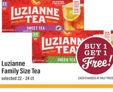 Luzianne Family Size Tea