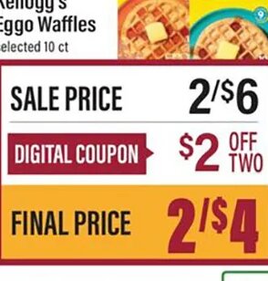 Kellogg's Eggo Waffles at Lowes Foods