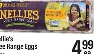 Nellie's Free Range Eggs at Lowes Foods