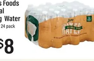 Lowes Foods Natural Spring Water at Lowes Foods