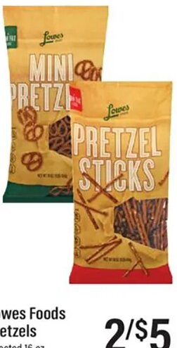 Lowes Foods Pretzels