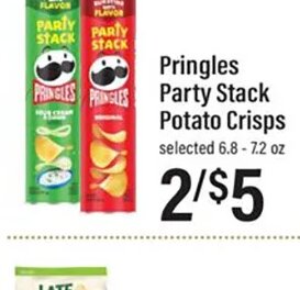 Pringles Party Stack Potato Crisps at Lowes Foods