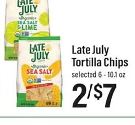 Late July Tortilla Chips at Lowes Foods
