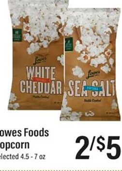 Lowes Foods Popcorn at Lowes Foods