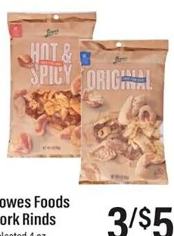 Lowes Foods Pork Rinds at Lowes Foods