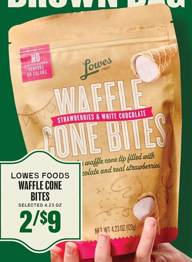 Lowes Foods Waffle Cone Bites