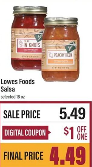 Lowes Foods Salsa