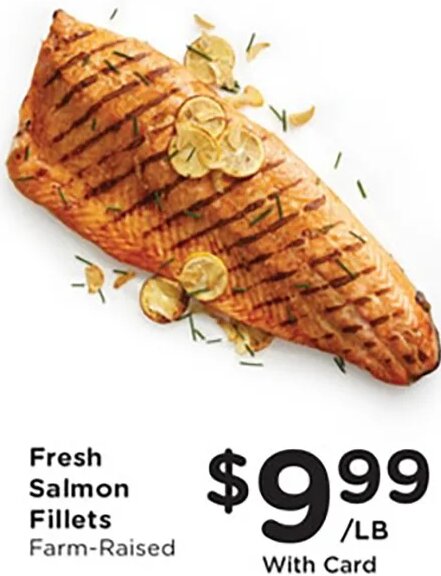 Fresh Salmon Fillets at Mariano's