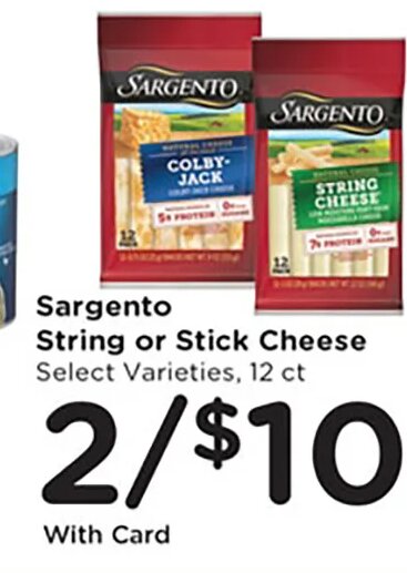 Sargento String or Stick Cheese at Mariano's