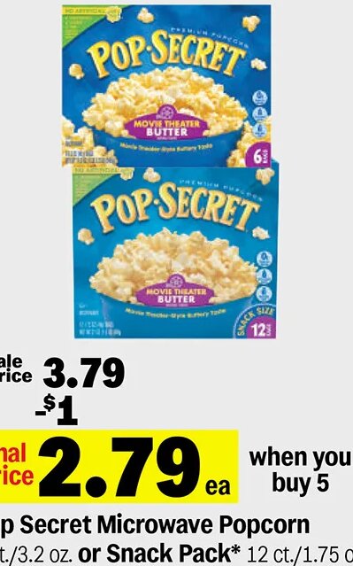 Pop Secret Microwave Popcorn at Meijer