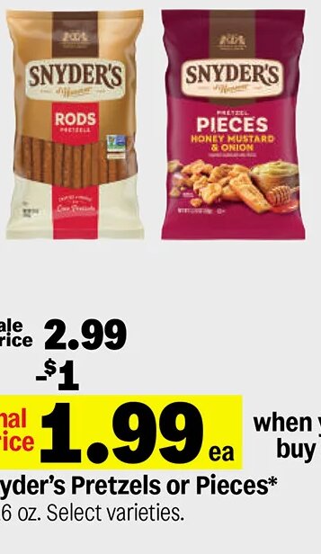 Snyder's Pretzels or Pieces