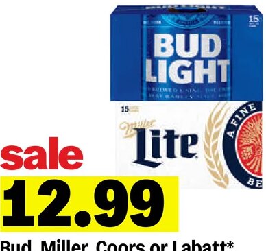 Bud, Miller, Coors or Labatt