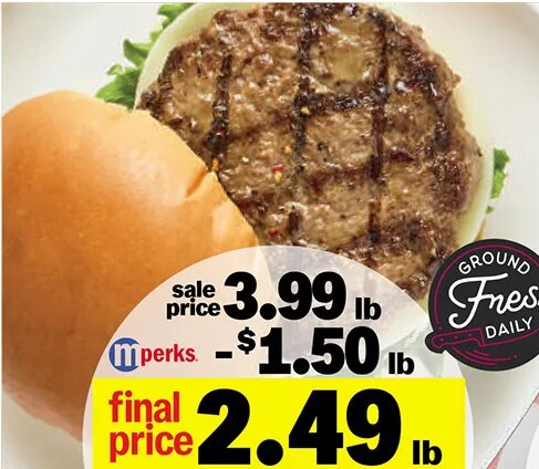 Fresh from Meijer 80% Lean Ground Beef
