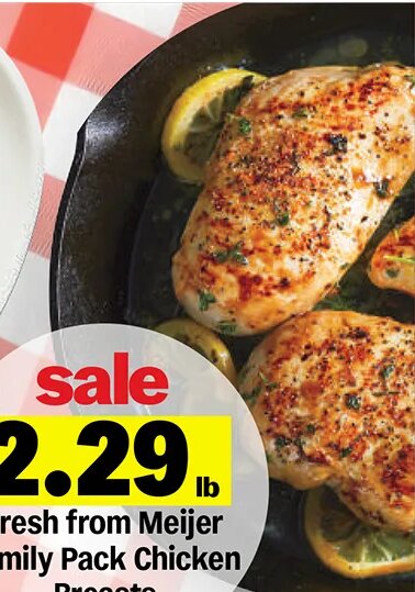 Fresh from Meijer Family Pack Chicken Breasts at Meijer