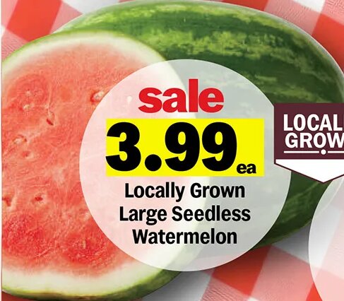 Locally Grown Large Seedless Watermelon at Meijer