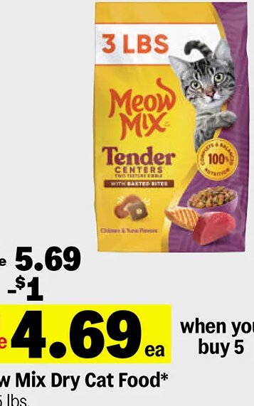 Meow Mix Dry Cat Food*