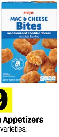 Meijer Mac & Cheese Bites at Meijer