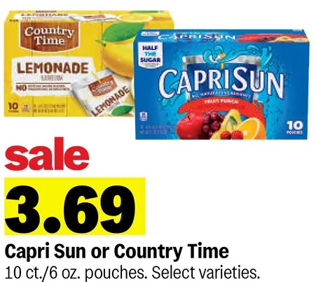 Capri Sun or Country Time at Meijer