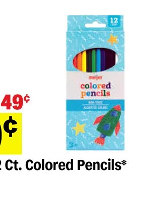 Meijer 12 Ct. Colored Pencils