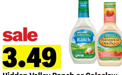 Hidden Valley Ranch or Coleslaw Dressing