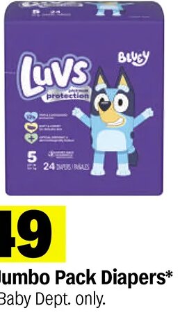 Luvs Platinum Jumbo Pack Diapers at Meijer