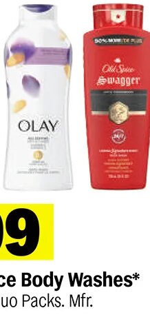 Olay and Old Spice Body Washes at Meijer