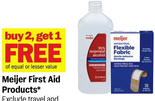 Meijer First Aid Products