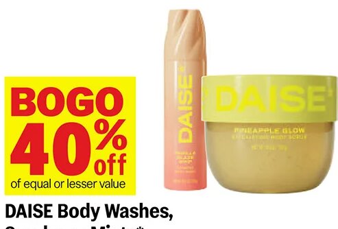DAISE Body Washes, Scrubs or Mists