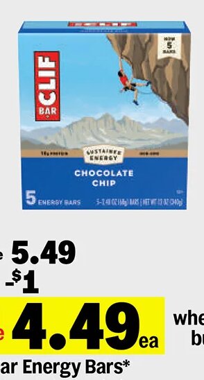 Clif Bar Energy Bars
