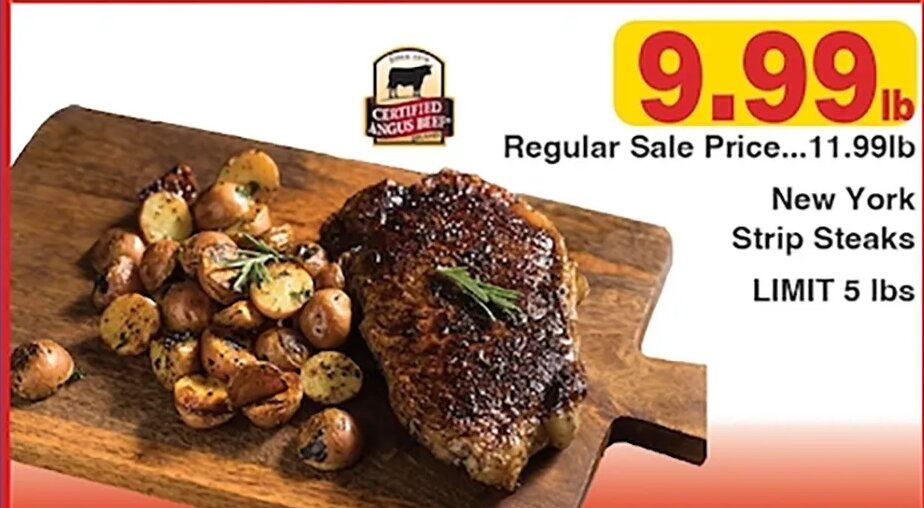 New York Strip Steaks at Piggly Wiggly