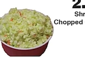 Shredded or Chopped Coleslaw