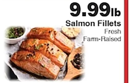 Salmon Fillets at Piggly Wiggly