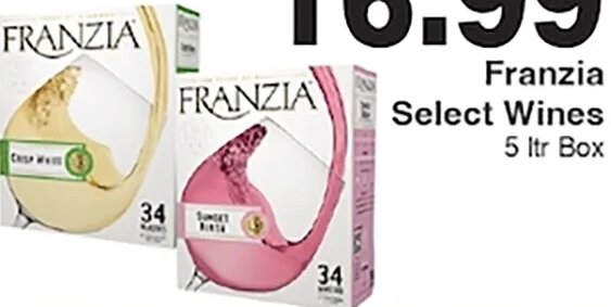 Franzia Select Wines at Piggly Wiggly
