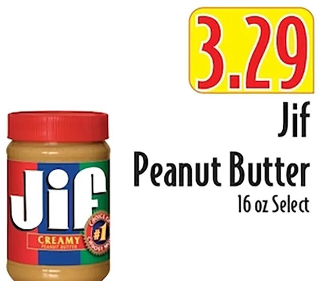 Jif Peanut Butter at Piggly Wiggly