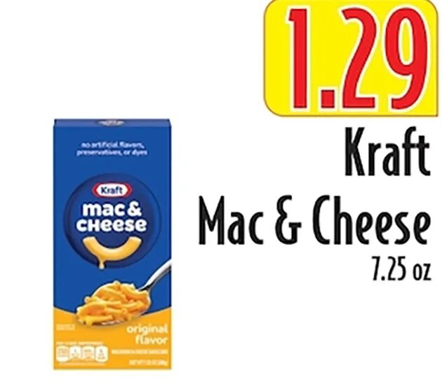 Kraft Mac & Cheese at Piggly Wiggly