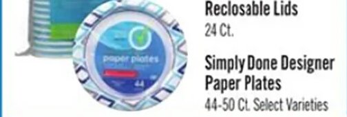 Simply Done Designer Paper Plates