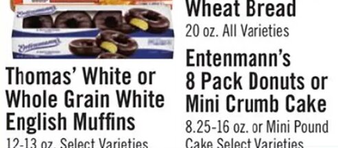 Entenmann's 8 Pack Donuts or Mini Crumb Cake