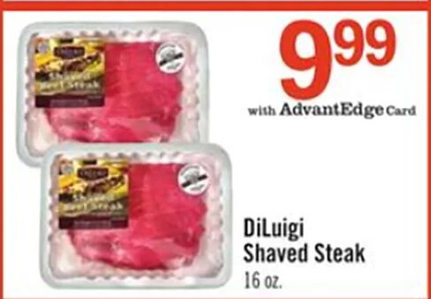 DiLuigi Shaved Steak at Price Chopper