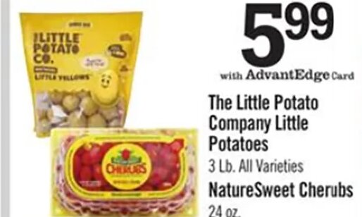 The Little Potato Company Little Potatoes / NatureSweet Cherubs at Price Chopper